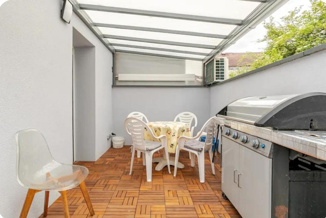 Maisonnette Avec Terrasse Estrasburgo Exterior foto